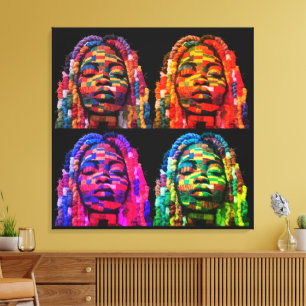 Celebrating the Colourful Art of Quilting Canvas Print