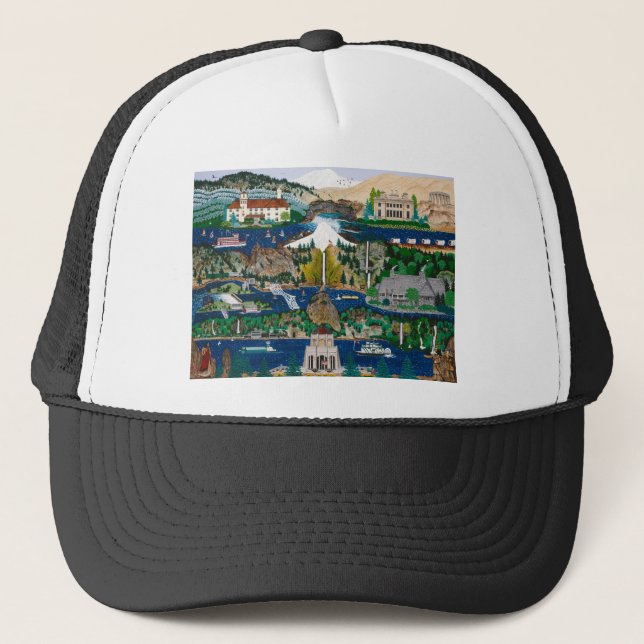 Celebrating the Columbia River Gorge Trucker Hat (Front)