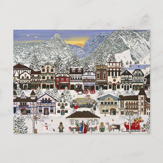 Celebrating the Holidays in Leavenworth Holiday Postcard (Front)