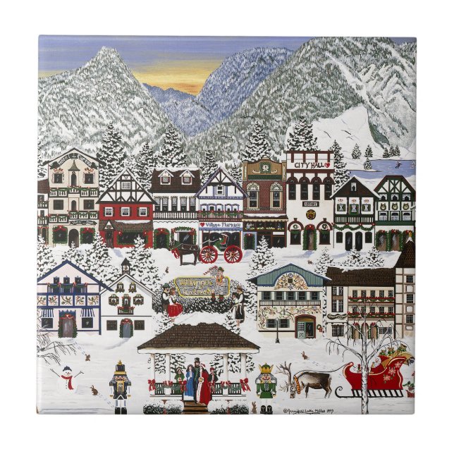 Celebrating the Holidays in Leavenworth Tile (Front)