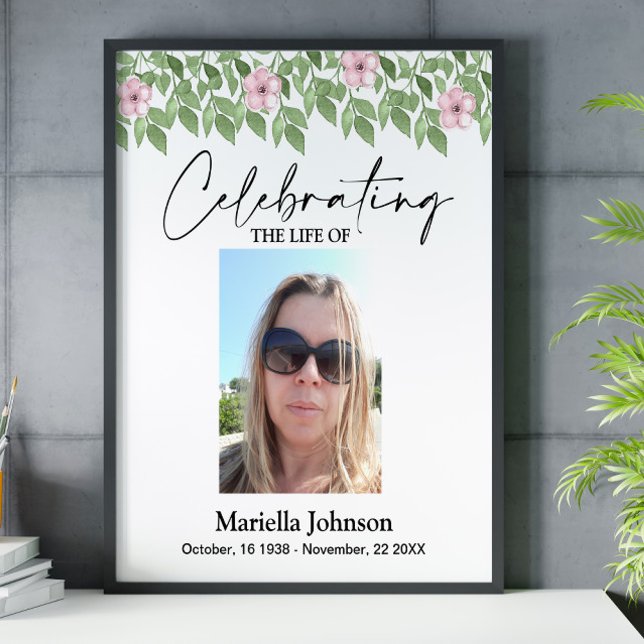 Celebrating the life 16x20  Funeral Poster (Creator Uploaded)