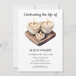 Celebrating the life Invitation, Memorial Service  Invitation