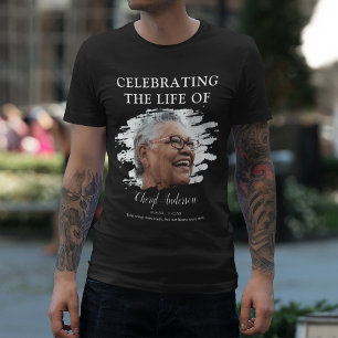Celebrating The Life Of   Photo Memorial T-Shirt