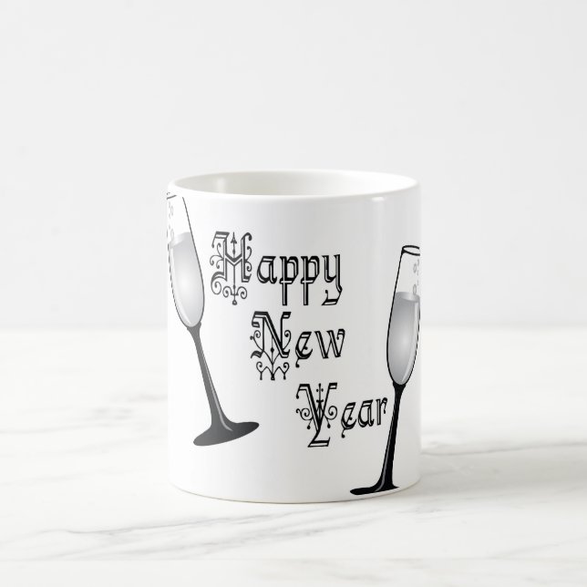 celebrating  the new year 2018 coffee mug (Center)