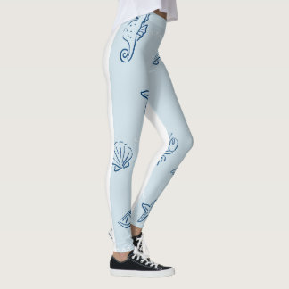 Celebrating the sea and stunning beaches leggings 