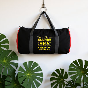 Celebrating the Strength of Firefighter Families Duffle Bag