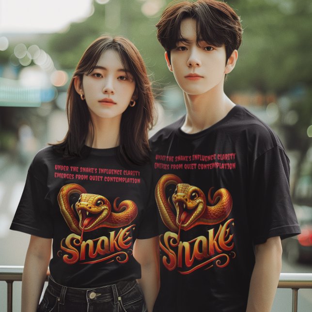 Celebrating the vibrant Year of the Snake in 2025 T-Shirt (Creator Uploaded)