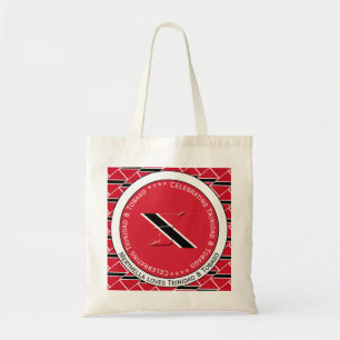 Celebrating TRINIDAD & TOBAGO Custom Text Photo Tote Bag