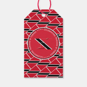 Celebrating TRINIDAD & TOBAGO FLAG Custom Photo Gift Tags