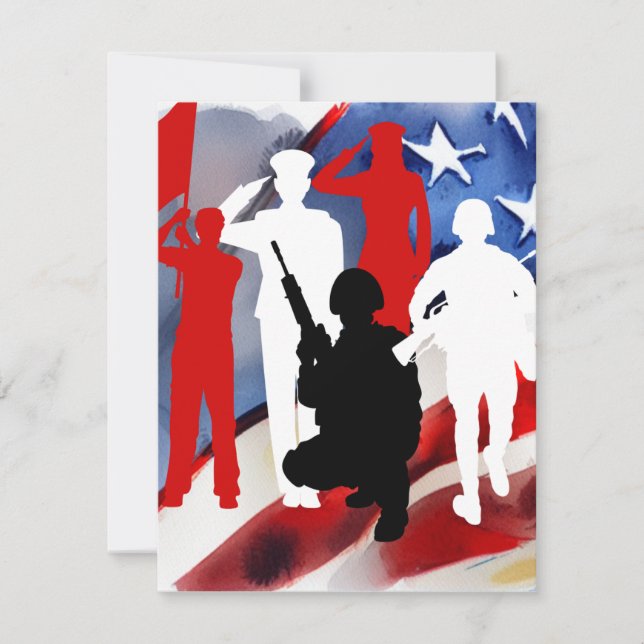 Celebrating Veterans Card (Front)