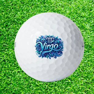 Celebrating Virgo  Golf Balls