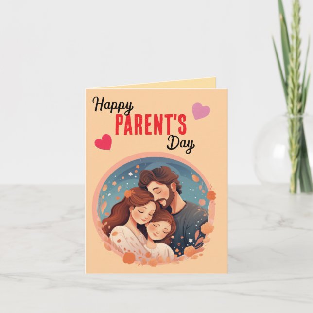 "Celebrating You, Mum & Dad" Holiday Card (Front)