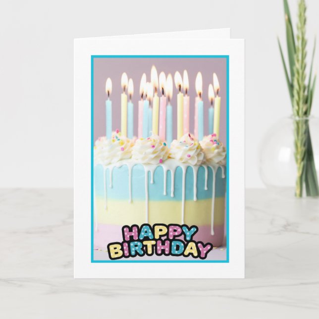 Celebrating You (Romans 15:13) Birthday Card (Front)
