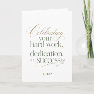 Celebrating Your Hard Work and Success Card