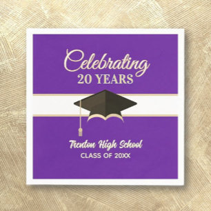 Celebration! 20 Year Class Reunion Napkin