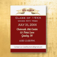 Celebration! 50th Class Reunion Invitation