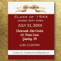 Celebration! 50th Class Reunion Invitation