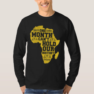 Celebration African Map Kente Cool Black History M T-Shirt