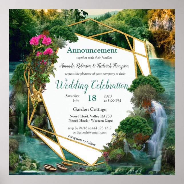 Celebration at the Magical Fantasy Lake Poster (Front)