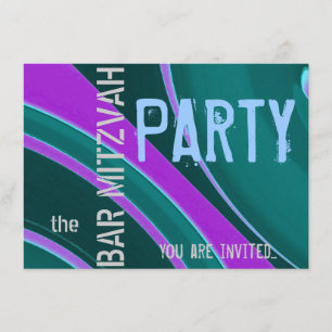 Celebration Bar Mitzvah party Invitation