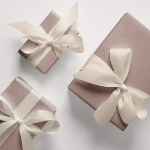 Celebration Beige Solid Colour CDB3AC Wrapping Paper Sheet