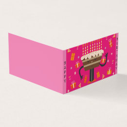 Celebration birthday muffin - Pink