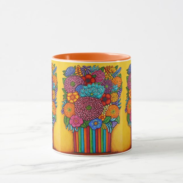Celebration Bouquet Coffee Mug (Center)