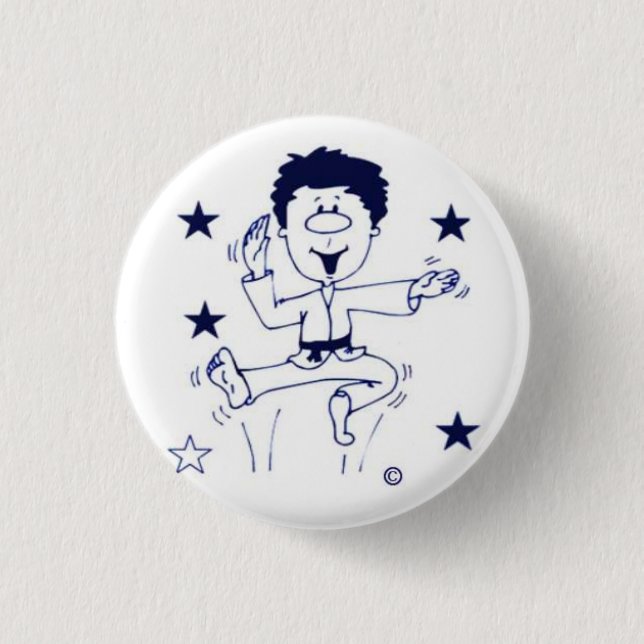 Celebration Boy pinback button (Front)