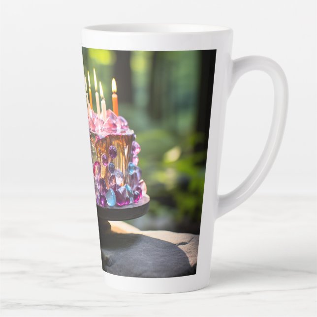 Celebration Cake Latte Mug (Right)