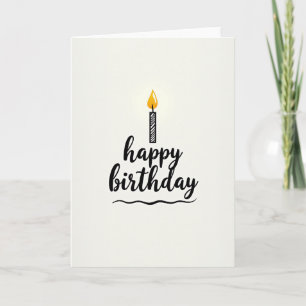 Celebration Candle Birthday Card