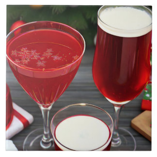 Celebration Cherry Red Drinks Tile