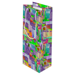 Celebration - Colourful Wine Gift Bag