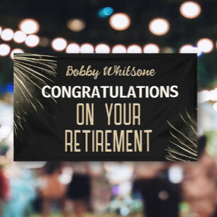 Celebration! Custom Retirement party Banner