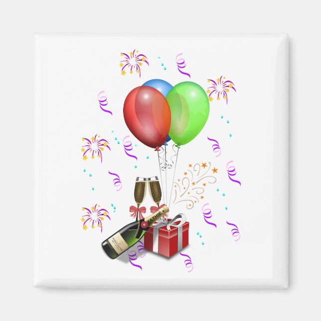 Celebration Decorations Magnet (Front)