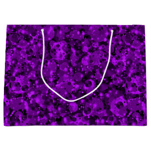 Celebration Dots-10-Purple GIFT BAG L