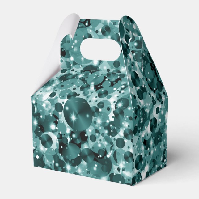 Celebration Dots-11-PARTY FAVOR BOX,gable Favour Box (Front Side)