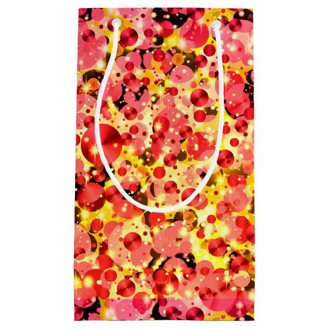 Celebration Dots 13-Pink Lemonade Small Gift Bag (Front)