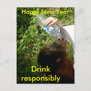 Celebration Drinking Postcard