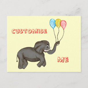 Celebration Elephant. Postcard