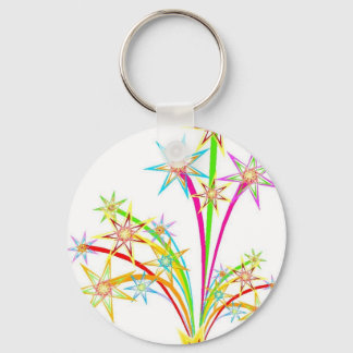 Celebration fireworks key ring