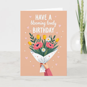 Celebration Floral Bouquet Card