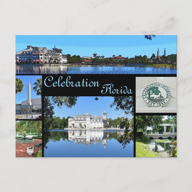 Celebration Florida Post Card # 2 (Front)