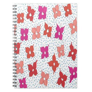 Celebration Flowers and Polka Dots Notebook