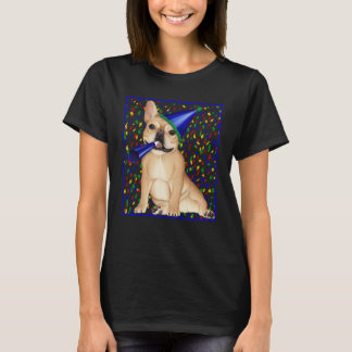 Celebration French Bulldog  dog in a party hat T-Shirt