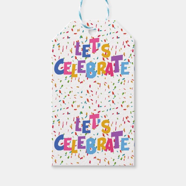 Celebration  gift tags (Front)