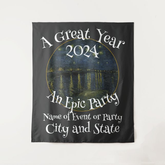 Celebration Grad Class Retirement 2024 Cruise Ship Tapestry (Front)