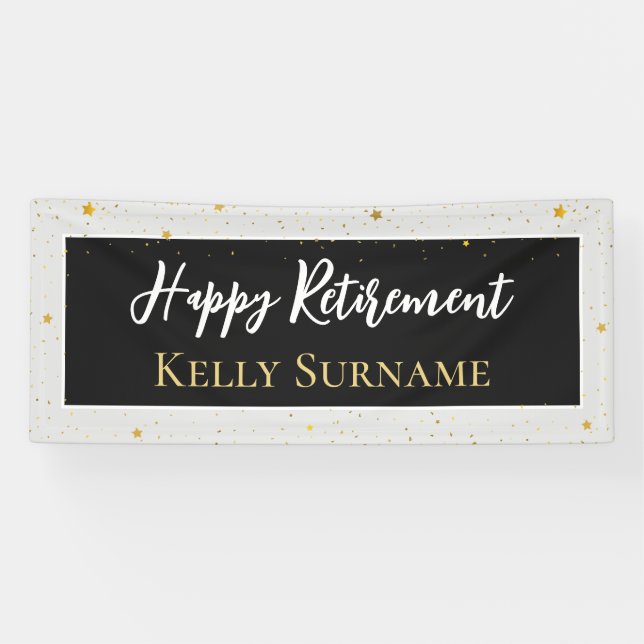 Celebration! Happy retirement banner  (Horizontal)