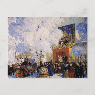 Celebration in Town Postcard