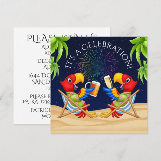 CELEBRATION Invitation (Front/Back)