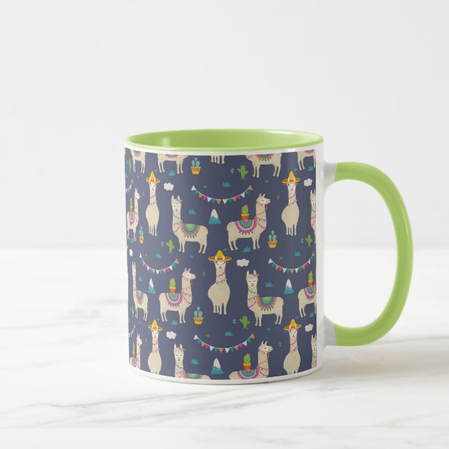 Celebration Llama Pattern Mug (Right)